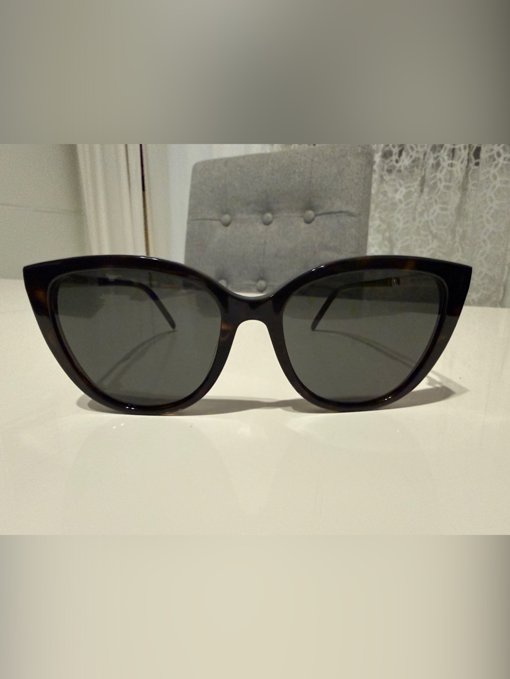 Saint Laurent Women SL-M70 003 Havana Silver Grey